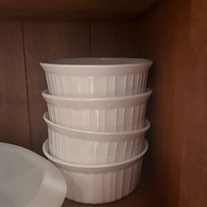Corningware White Ramekins Set